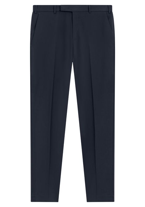 PT Torino Pantaloni Carrot Rebel in Lana Batavia Blu Uomo PT TORINO | Pantaloni | CO-RFZ1Z00FWD0370